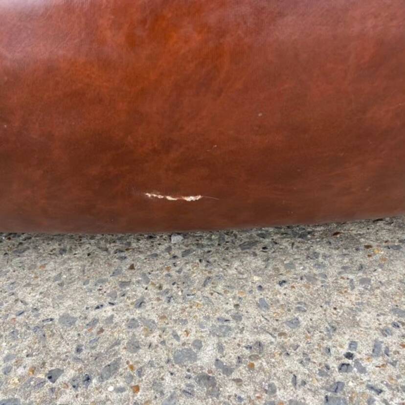 2 vintage skai armchairs