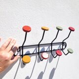 Vintage style wall coat rack