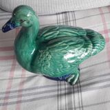 Large vintage ceramic duck