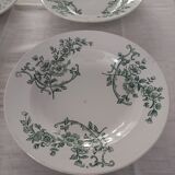 6 assiettes creuses.model capri manufacture Pexonne