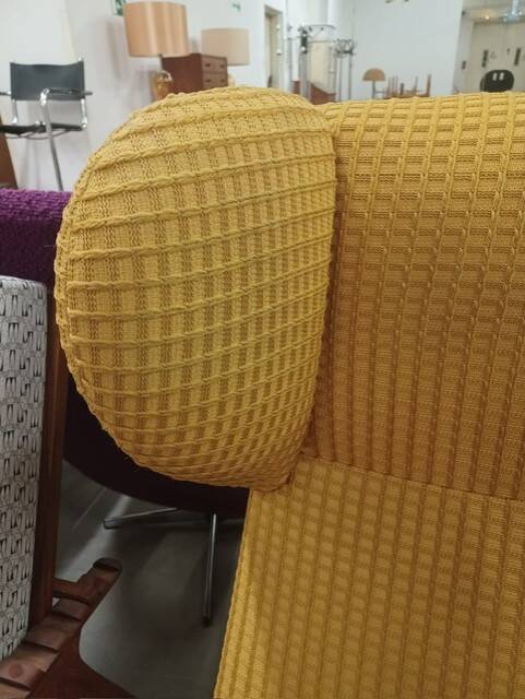 1970s Swivel Wing Chair, Czechoslovakia