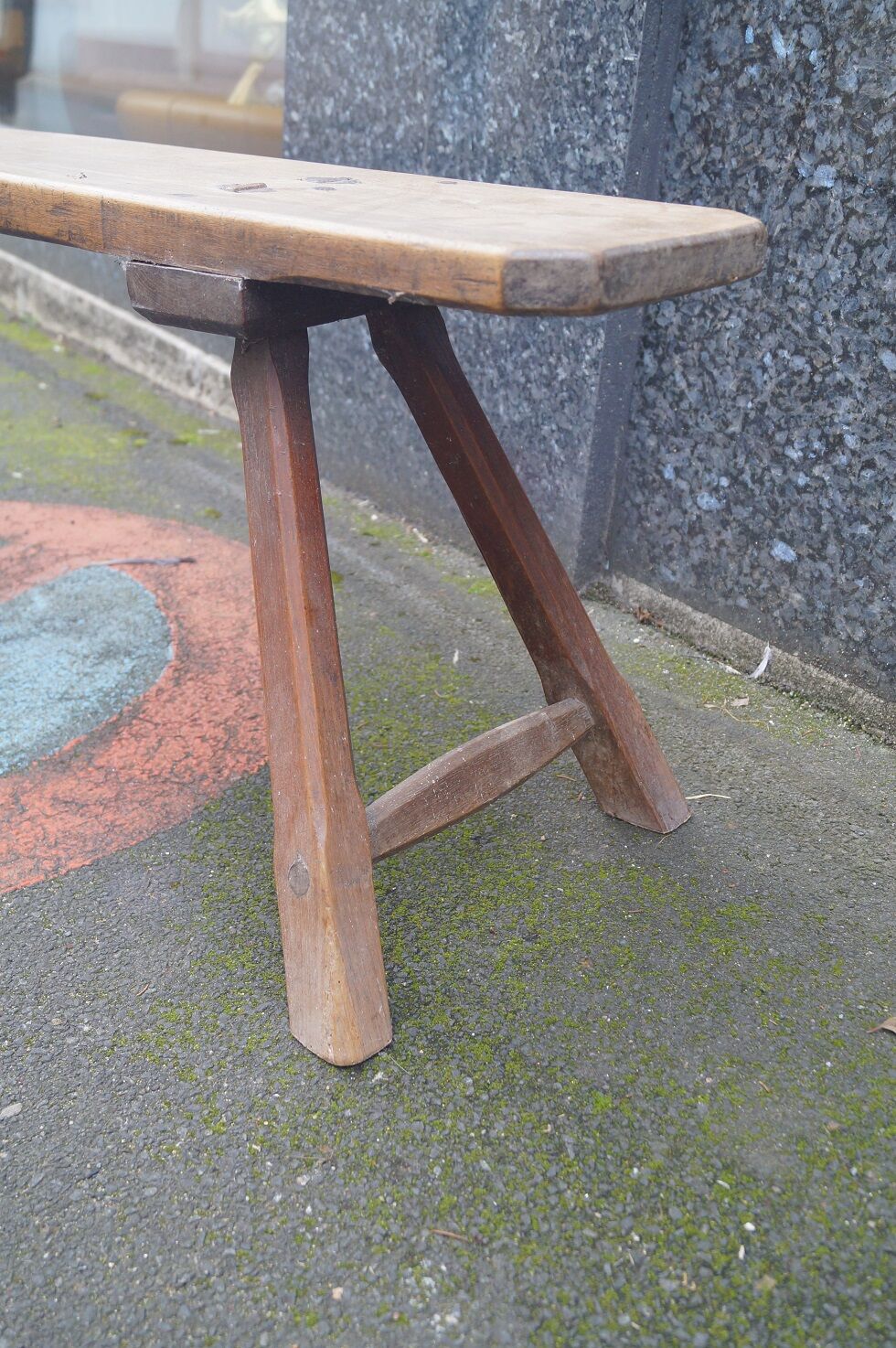 Brutalist design bench