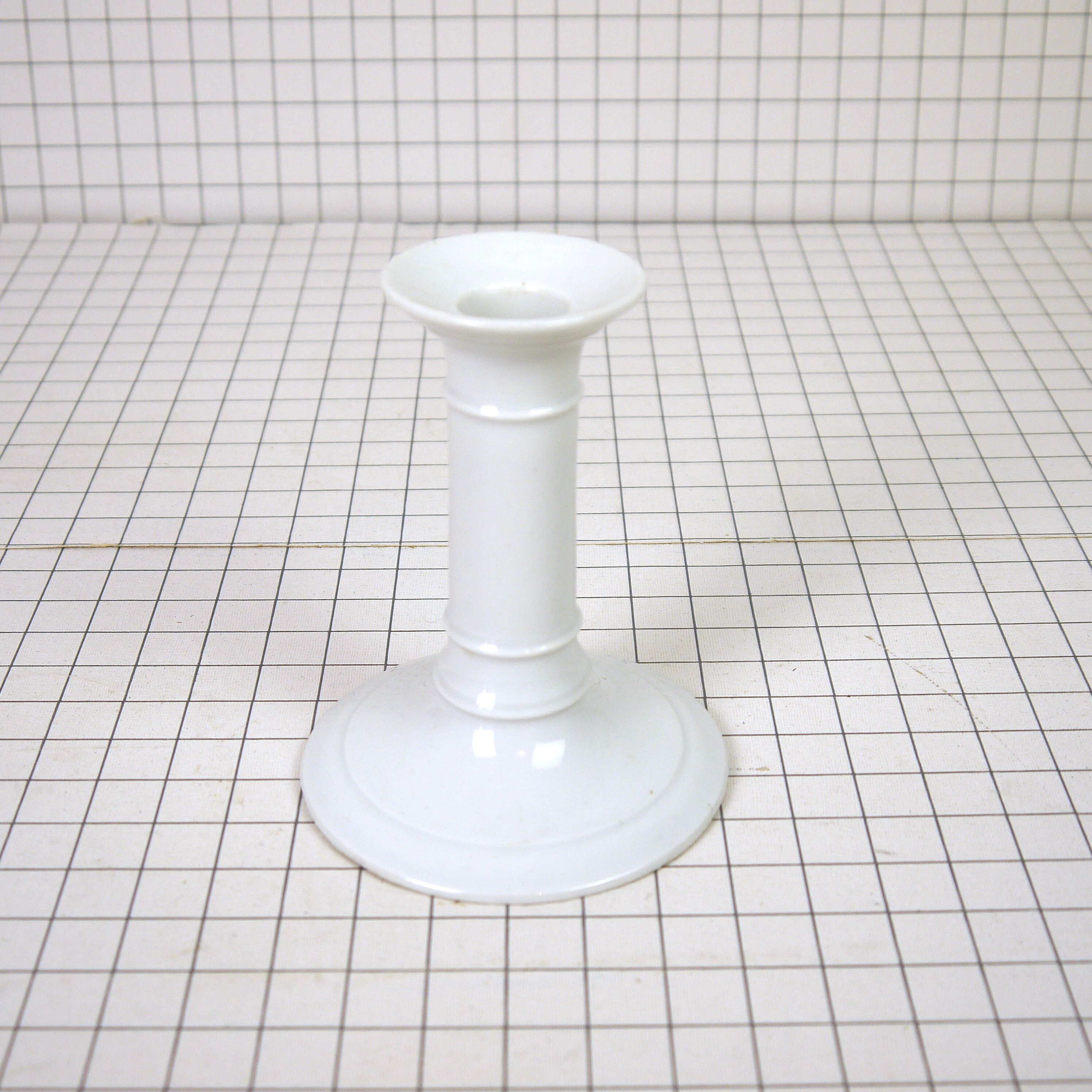 White porcelain candlestick