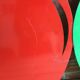 2 green and red apple magnetic panels