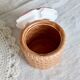Small vintage ceramic sugar bowl with strawberry motif