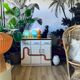 Buffet Mado vintage bottom rainbow