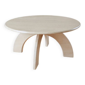 Italian travertine coffee table, 1970s.