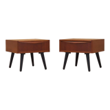 Set of two teak bedside tables, Danish design, 1970, Denmark