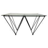 Table basse industrielle des années 1970