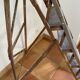 Wooden painter's step ladder