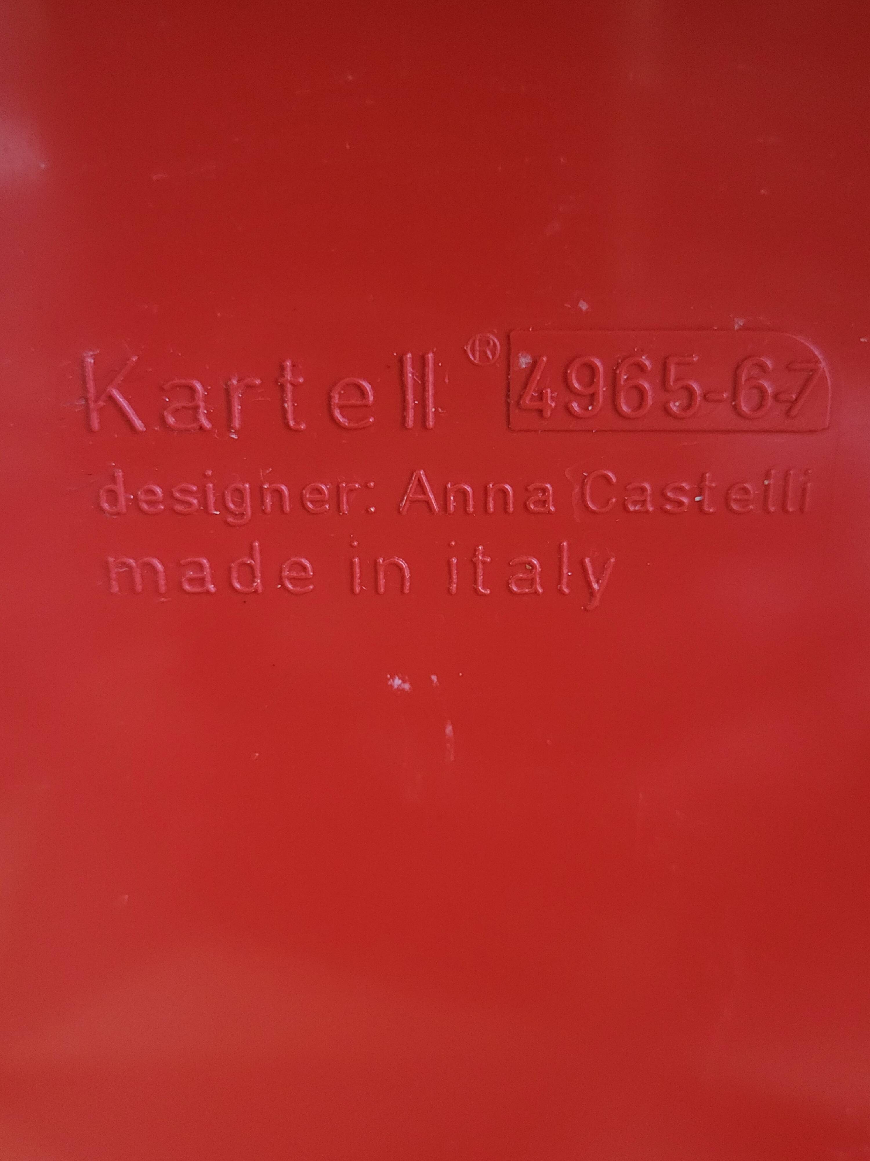 Kartell Componibili from 1967 first series - Anna Castelli