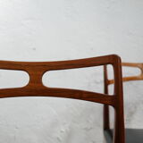 Series of 4 vintage Scandinavian rosewood chairs by Johannes Andersen for Chr. Linneberg