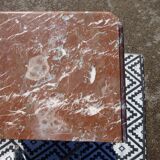 Glass library with rosewood marquetry in the Louis XV style.