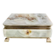 Onyx catchall box from the 1960s, vintage Italy.
