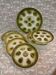 11 oyster plates + 1 Orchies Moulin des Loups dish