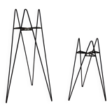 Pair of 1950s design side tables or nesting tables.