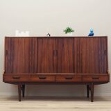 Buffet haut en palissandre, design danois, années 1960, production : Danemark