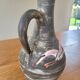 Rare signed ceramic and enameled porcelain pitcher