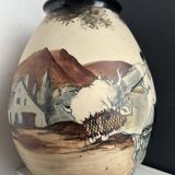 Large Ciboure vase signed Le Corrone, 1960s