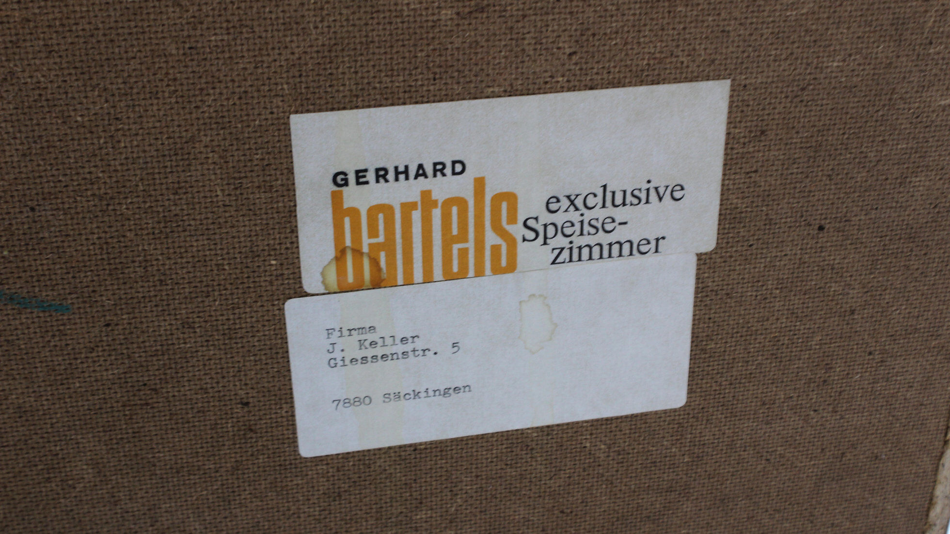 Vintage brutalist sideboard 1970s Gerhard Bartels