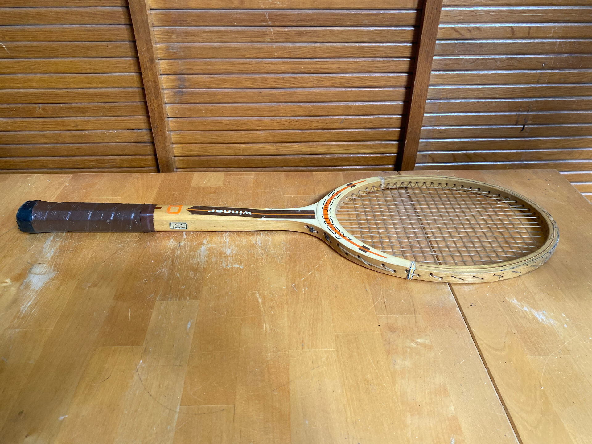 Vintage donnay winner wooden tennis racket
