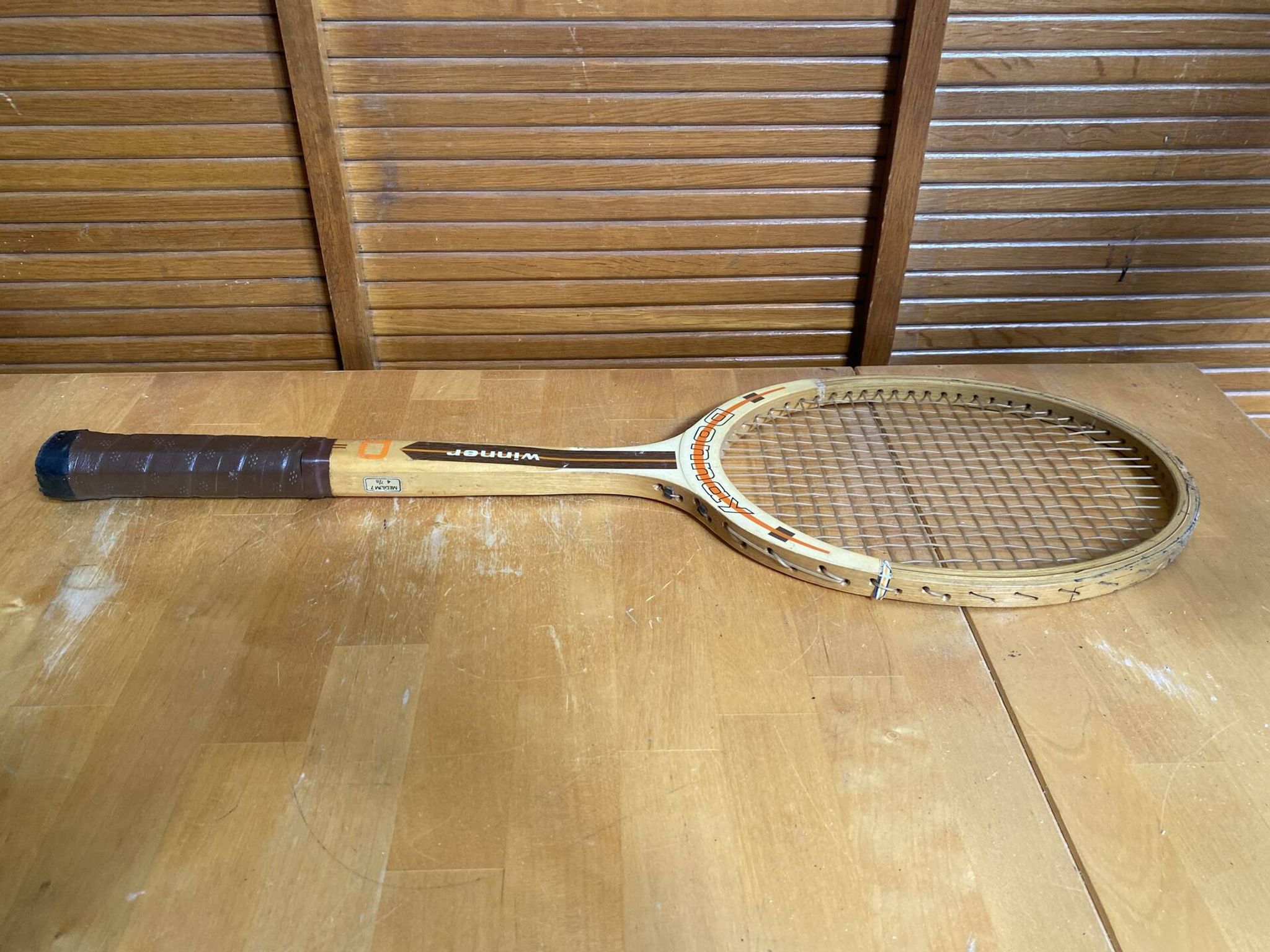 Vintage donnay winner wooden tennis racket