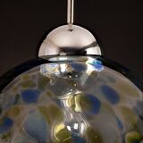 Suspension en verre de Murano conçue par Kalmar Autriche années 1970