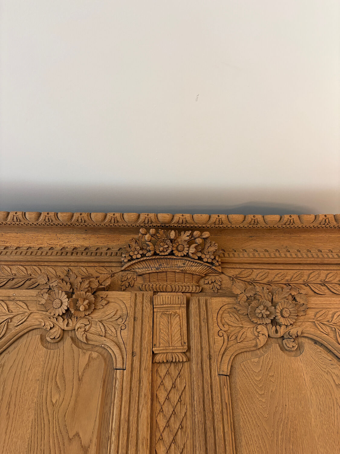 Norman oak cabinet with sandblasted finish