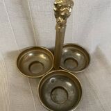 Vintage brass gold aperitif server
