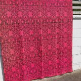 French Woven Heavy Bedspread- -Art Nouveau Pattern-1900s
