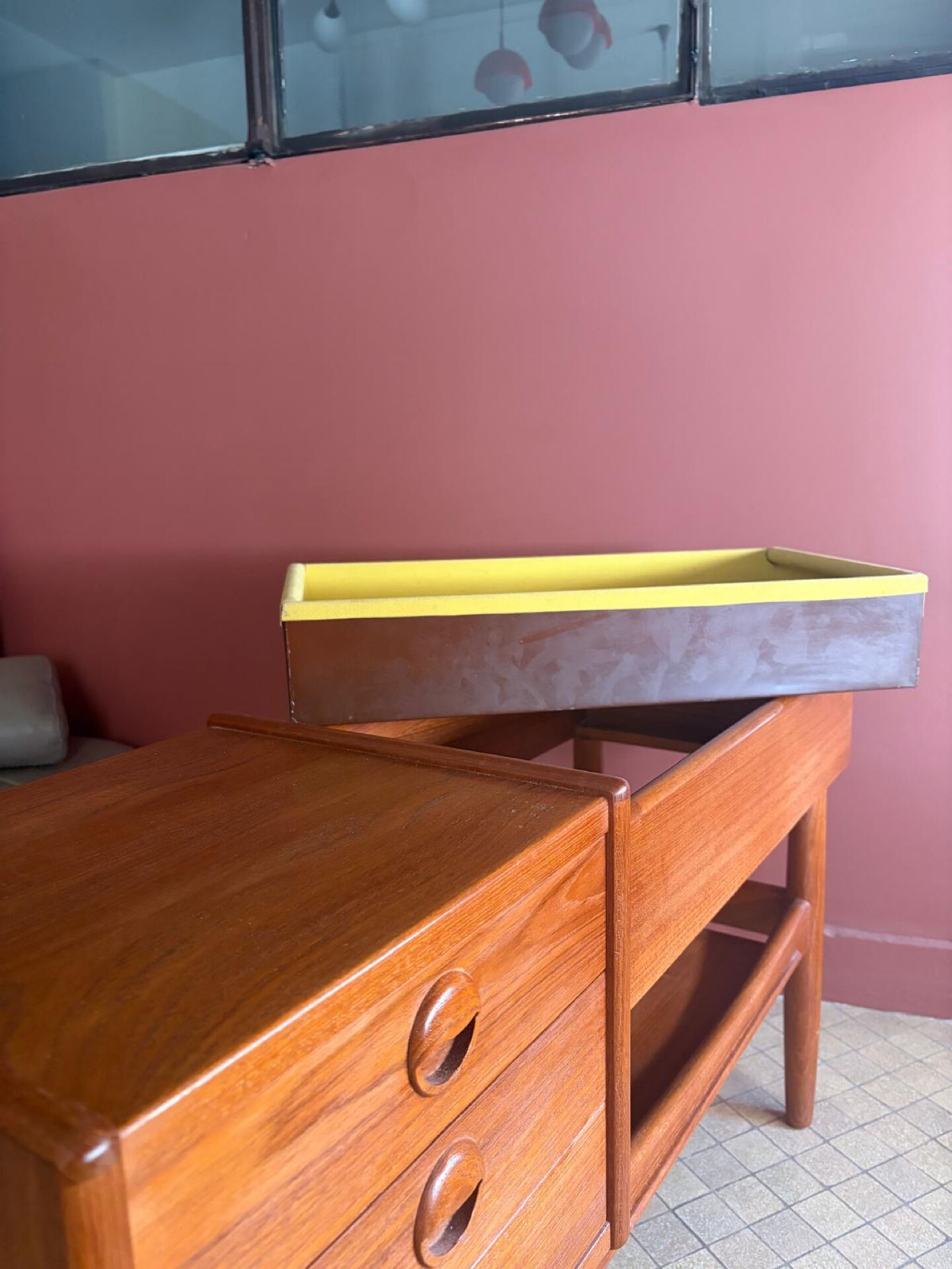 Teak console by Arne Wahl Iversen