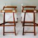 Fauteuils style "réalisateur" anciens