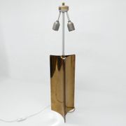 Cosack space age lamp in folded brass