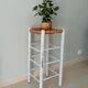 Tabouret ancien haut paillé