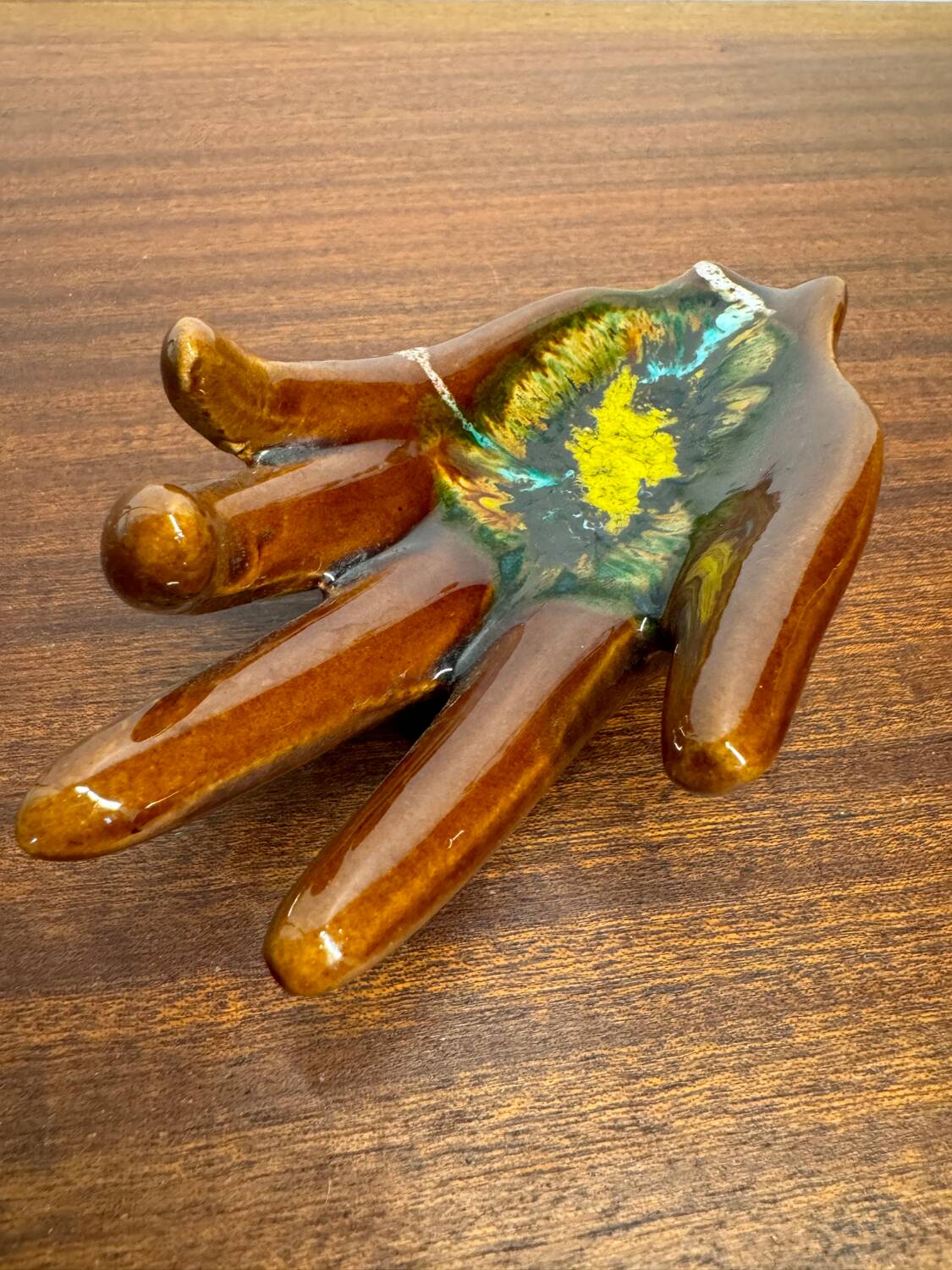 Vallauris ceramic ring tray from the 60s