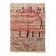 Berber rug Boujaad mottled with colorful patterns 264x157cm
