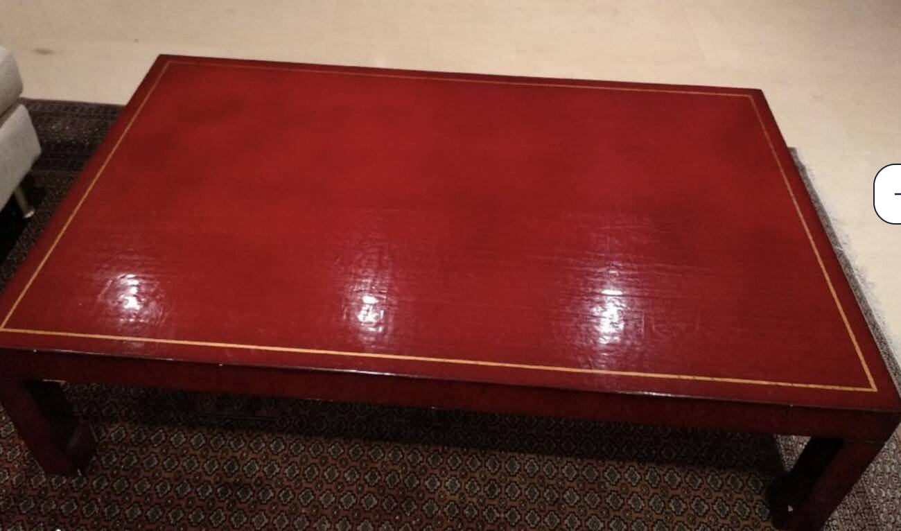 Table basse laquée