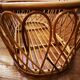 Couffin cradle rattan vintage child