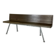 Banc Moderniste en Bois et Acier par Dom Hans van der Laan, 1965