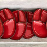 6 Assiettes à compartiments