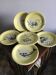 6 fish-decorated plates