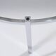 Round Onyx and Metal Coffee Table, 1960s