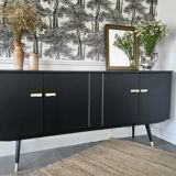 Black vintage sideboard