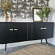 Black vintage sideboard