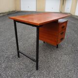 Vintage wood metal desk from the 60s