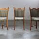 Chaises de salle à manger en chêne danois brutaliste des années 1960 dans le style de H. Kjærnulf