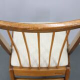 1970s Set of Four Beech Dining Chairs, West Germany