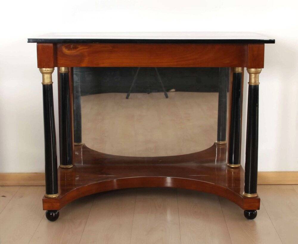 German Biedermeier Console Table in Cherry, 1820