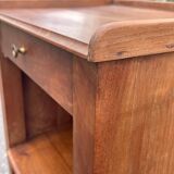 Classic solid wood bedside table