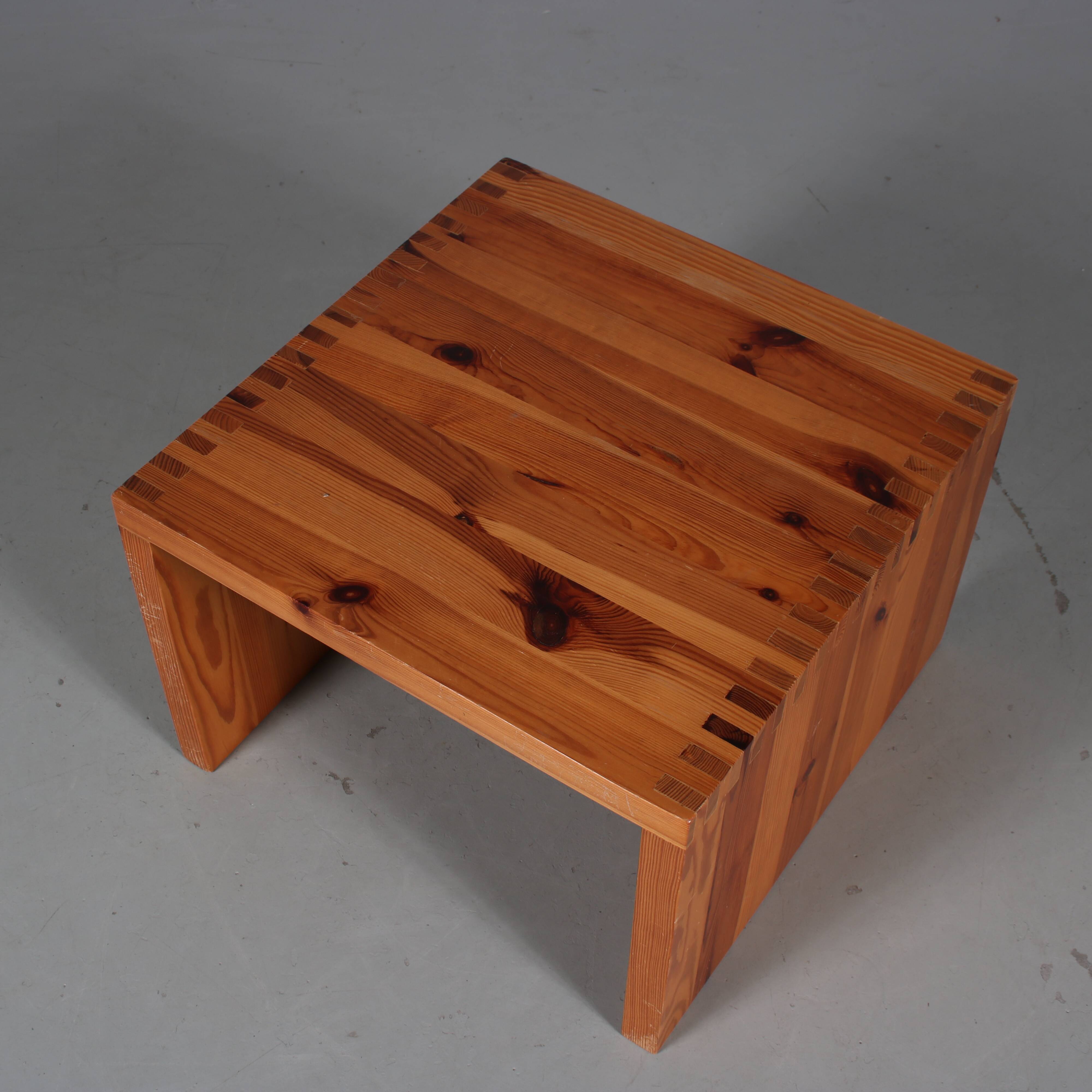 1960s Ate van Apeldoorn bench or coffee table for Houtwerk Hattem, Netherlands